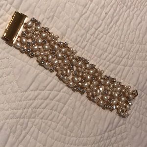 Kate Spade Pearl and Rhinestone bracelet